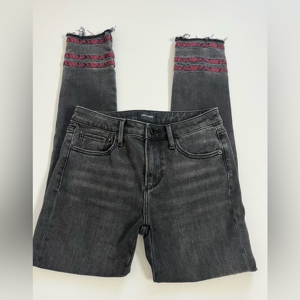 Driftwood Jackie Gray Jeans Size 25 x 28
